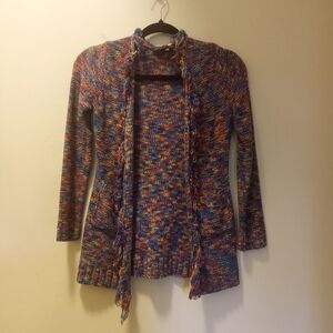 Derek Heart Girl Fringe Open-Front Cardigan ~ Free Shipping! ☆